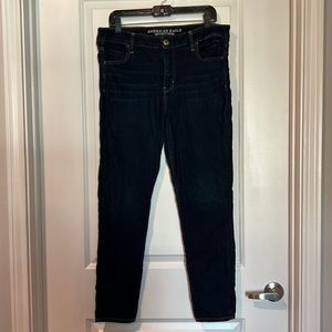 American Eagle dark wash Jeggings size 14
